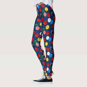 Snooker Player farbenfrohe Billiard Leggings