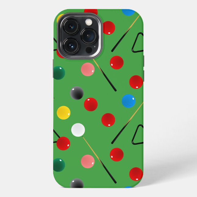 Snooker Player iPhone Hülle (Rückseite)