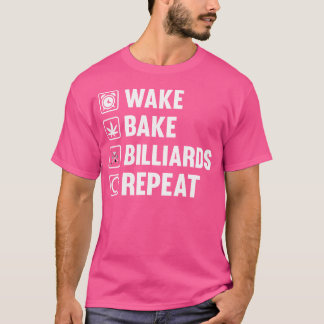Snooker Pool Player und Pool Billard T-Shirt