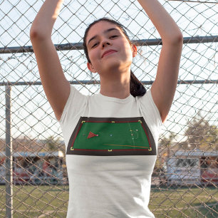 Snooker Table Womens T - Shirt