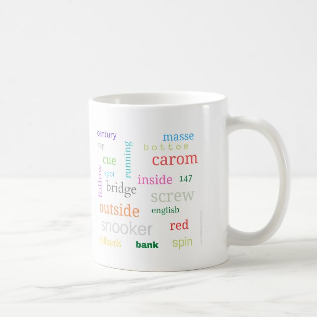 Snooker Tasse (Rechts)