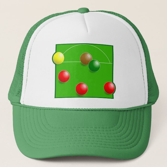 Snooker Truckerkappe (Vorderseite)