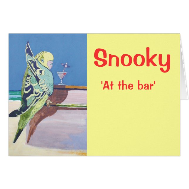 Snooky: 'Am bar (Vorderseite (Horizontal))