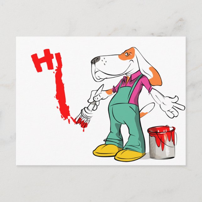 Snoop Dog Postkarte (Vorderseite)