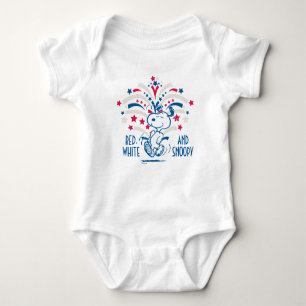 Snoopy 4. Juli Tanz Baby Strampler