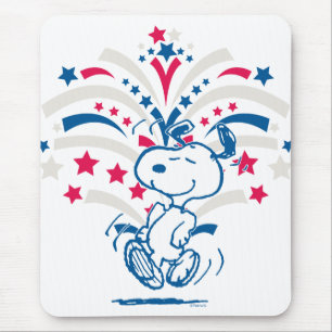 Snoopy 4. Juli Tanz Mousepad