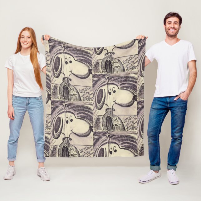 #SNOOPY AKA #JOECOOL FLEECEDECKE (Beispiel)