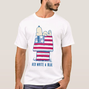 Snoopy am 4. Juli Dog House T-Shirt