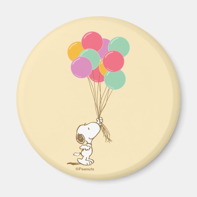Snoopy and Balloons Magnet (Vorne)