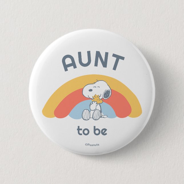 Snoopy Baby Showtante Button (Vorderseite)