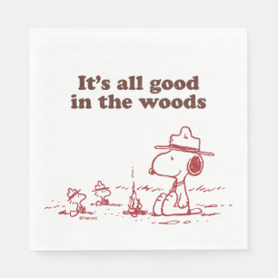 Snoopy Beagle Scout - Alles Gute im Wald Serviette