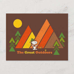 Snoopy Beagle Scout - Die große Natur Postkarte