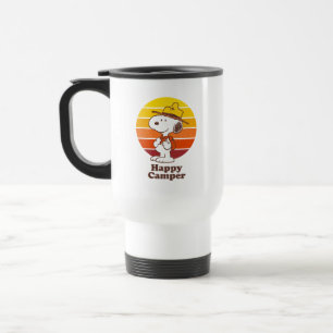 Snoopy Beagle Scout - Glücklicher Camper Reisebecher