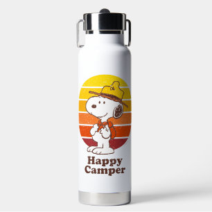 Snoopy Beagle Scout - Glücklicher Camper Trinkflasche