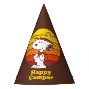 Snoopy   Beagle Scout - Happy Camper Partyhütchen