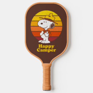 Snoopy   Beagle Scout - Happy Camper Pickleball Schläger