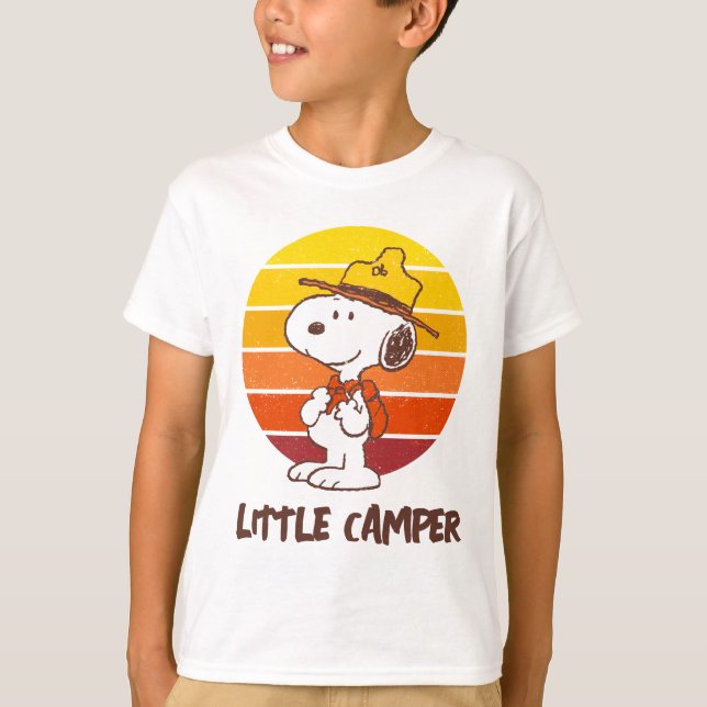 Snoopy | Beagle Scout - Happy Camper T-Shirt (Vorderseite)