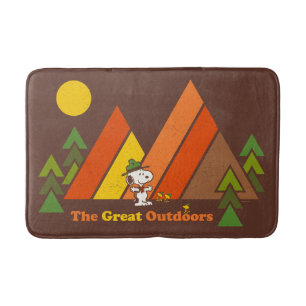Snoopy   Beagle Scout - The Great Outdoor Badematte