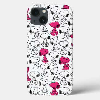 Snoopy Black & Magenta Pattern Case-Mate iPhone Hülle