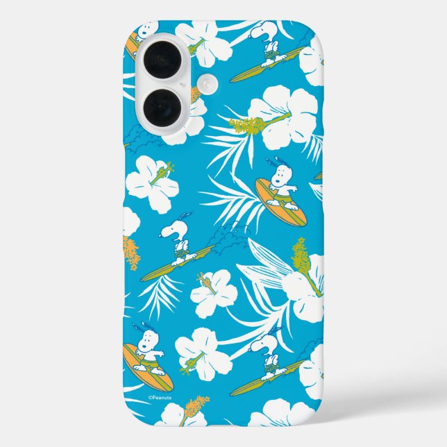 Snoopy Brooklyn Beach Pattern Case-Mate iPhone Hülle (Rückseite)
