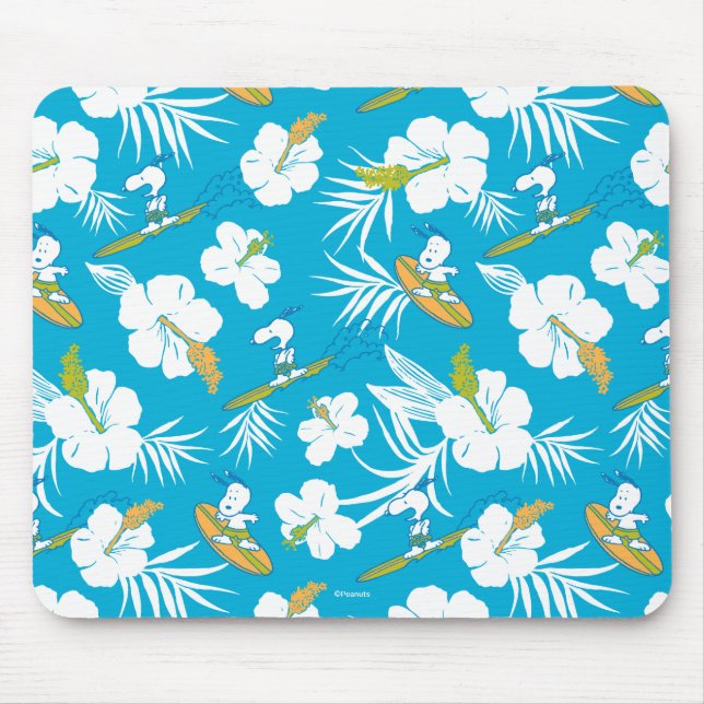 Snoopy Brooklyn Beach Pattern Mousepad (Vorne)