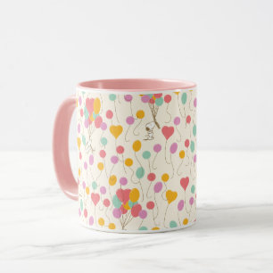 Snoopy Bunches of Balloons Pattern Tasse