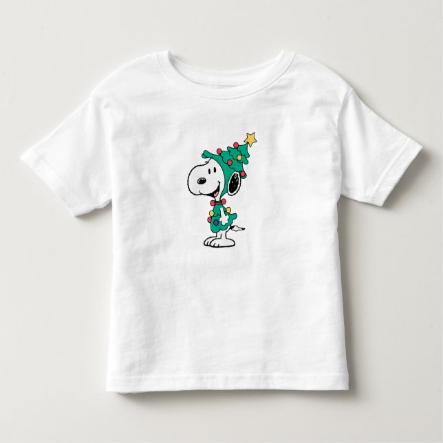snoopy christmas trees  kleinkind t-shirt (Vorderseite)