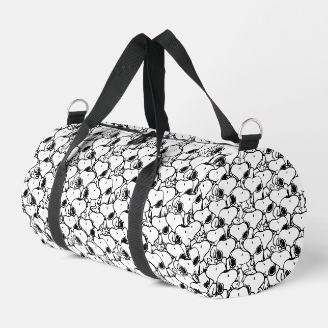 Snoopy Classic Comic Muster Duffle Bag (Linke Seite)