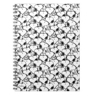 Snoopy Classic Comics Pattern Notizblock