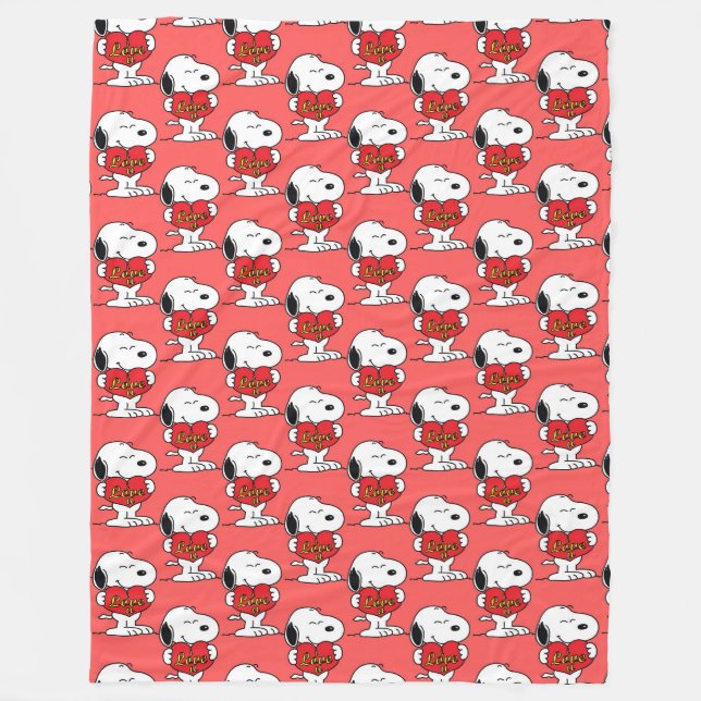 Snoopy Fleece Blanket (Vorderseite)