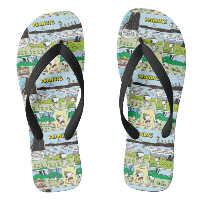 Snoopy & Friends | Go-Camping Flip Flops (Fußbett)