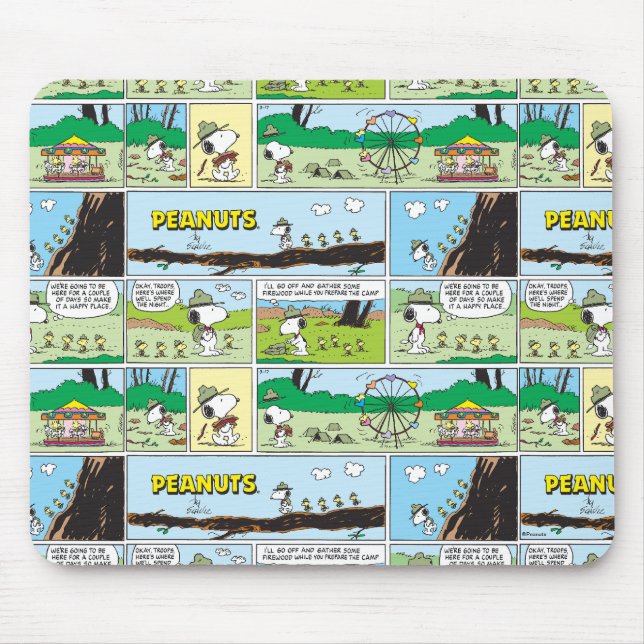 Snoopy & Friends | Go-Camping Mousepad (Vorne)