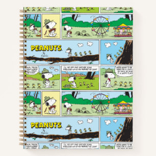 Snoopy & Friends   Go-Camping Notizbuch