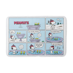 Snoopy & Friends Hockey Game Badematte