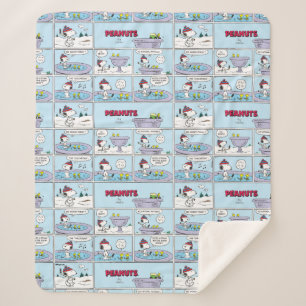 Snoopy & Friends Hockey Game Sherpadecke