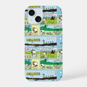 Snoopy & Friends Lass uns campen iPhone 15 Hülle