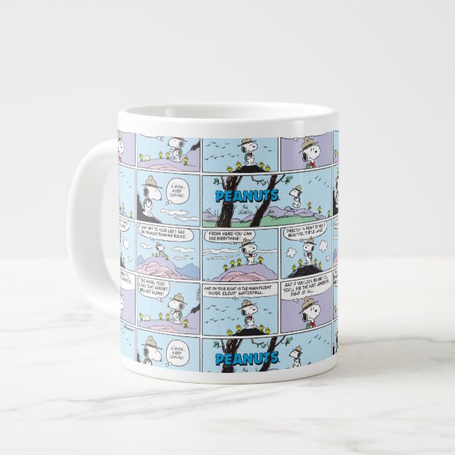 Snoopy & Friends | Wandern Jumbo-Tasse (Vorderseite Links)