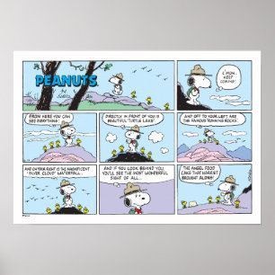 Snoopy & Friends   Wandern Poster