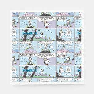 Snoopy & Friends   Wandern Serviette