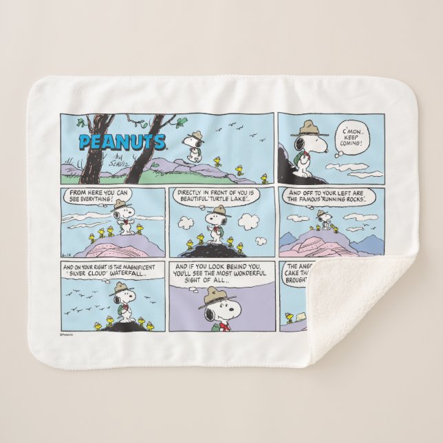 Snoopy & Friends | Wandern Sherpadecke (Vorderseite (Horizontal))