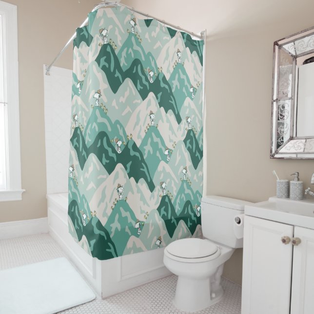 Snoopy Großes Outdoor Muster Duschvorhang (Beispiel)