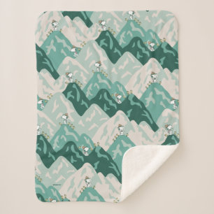 Snoopy Großes Outdoor Muster Sherpadecke