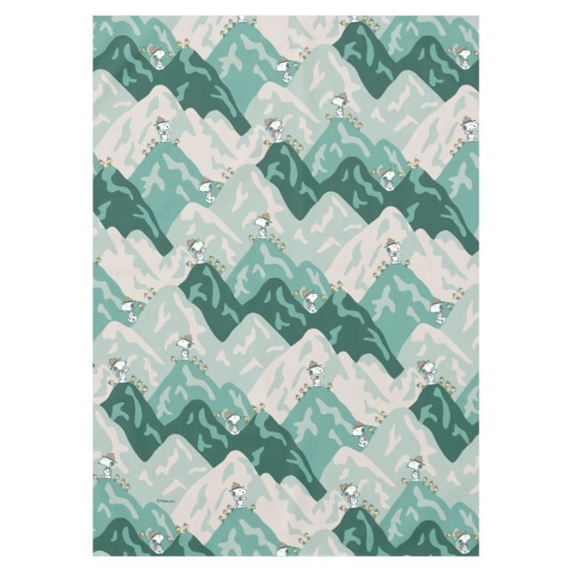 Snoopy Großes Outdoor Muster Tischdecke (Vorderseite)