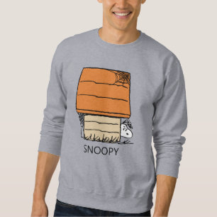 Snoopy Halloween Spider Web Doghouse Sweatshirt