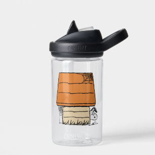 Snoopy Halloween Spider Web Doghouse Trinkflasche