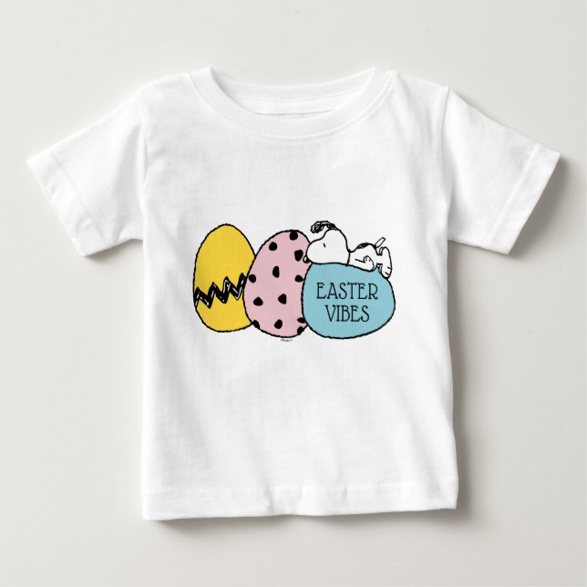 Snoopy - Happy Easter Baby T-shirt (Vorderseite)