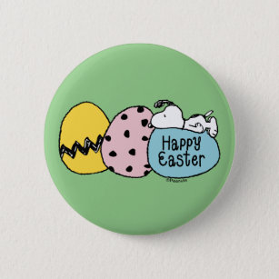 Snoopy - Happy Oaster Button