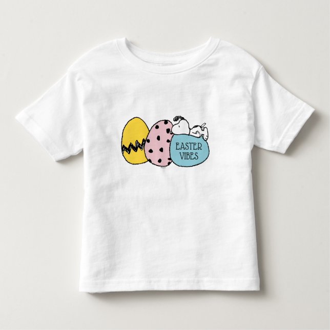 Snoopy - Happy Oaster Kleinkind T-shirt (Vorderseite)