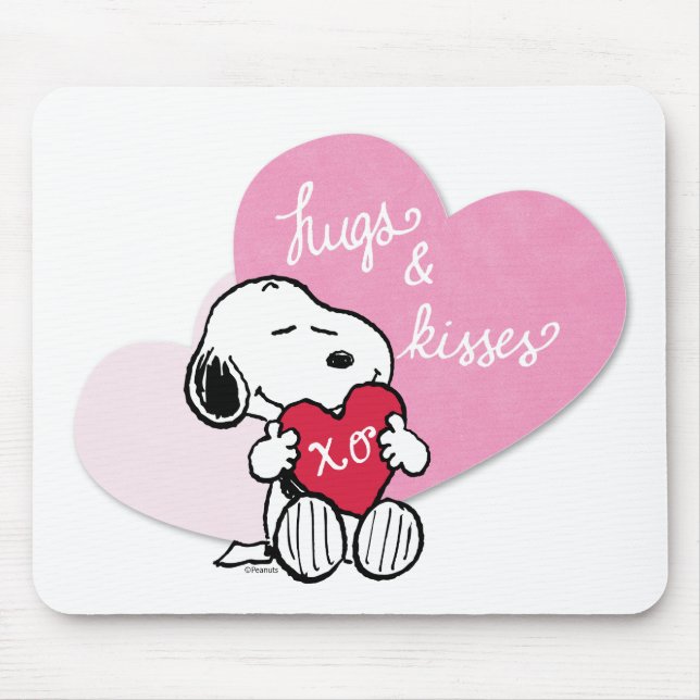 Snoopy Hugs & Kisses Mousepad (Vorne)