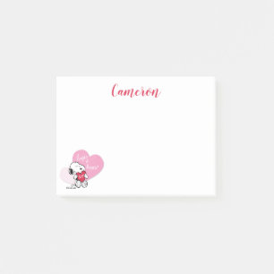 Snoopy Hugs & Kisses Post-it Klebezettel